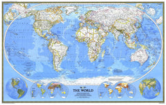 World Map 1988 by National Geographic