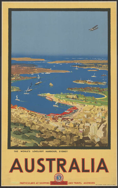 TRAVEL POSTER - Sydney Harbour Vintage Poster