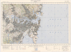 Sydney Historic  Map Laminated 1936
