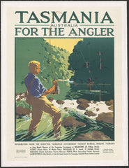 TRAVEL POSTER - Tasmania for the Angler