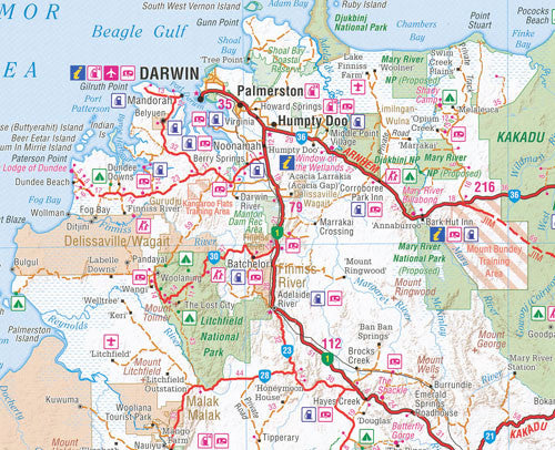 Northern Territory Megamap Laminated – Hema | Mapworld