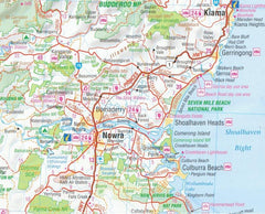 New South Wales Hema 1430 x 1000mm Supermap Canvas Wall Map