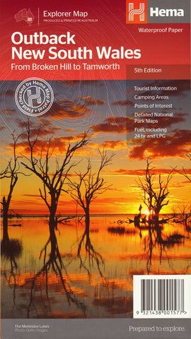 Outback New South Wales Hema Map