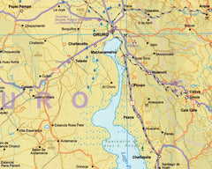 Paraguay & Bolivia South ITMB Map