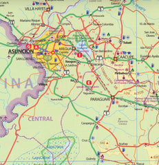 Paraguay & Bolivia South ITMB Map