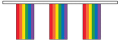 Rainbow Flag Bunting 10 meter - Paper