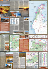 Pilbara & Coral Coast Hema 700 x 1000mm Map Laminated Wall Map