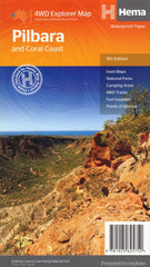 Pilbara & Coral Coast Hema Map 9th Edition