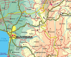 Rwanda Burundi ITMB Map