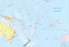 South Pacific Cruising & Samoa ITMB Map