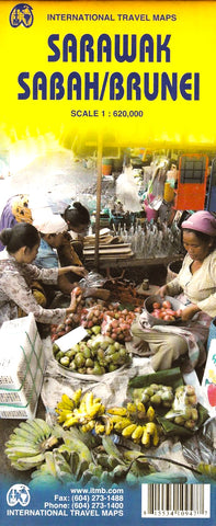 Sarawak Sabah Brunei ITMB Map