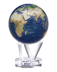 MOVA Globe Satellite Image with Gold Markings - 6"