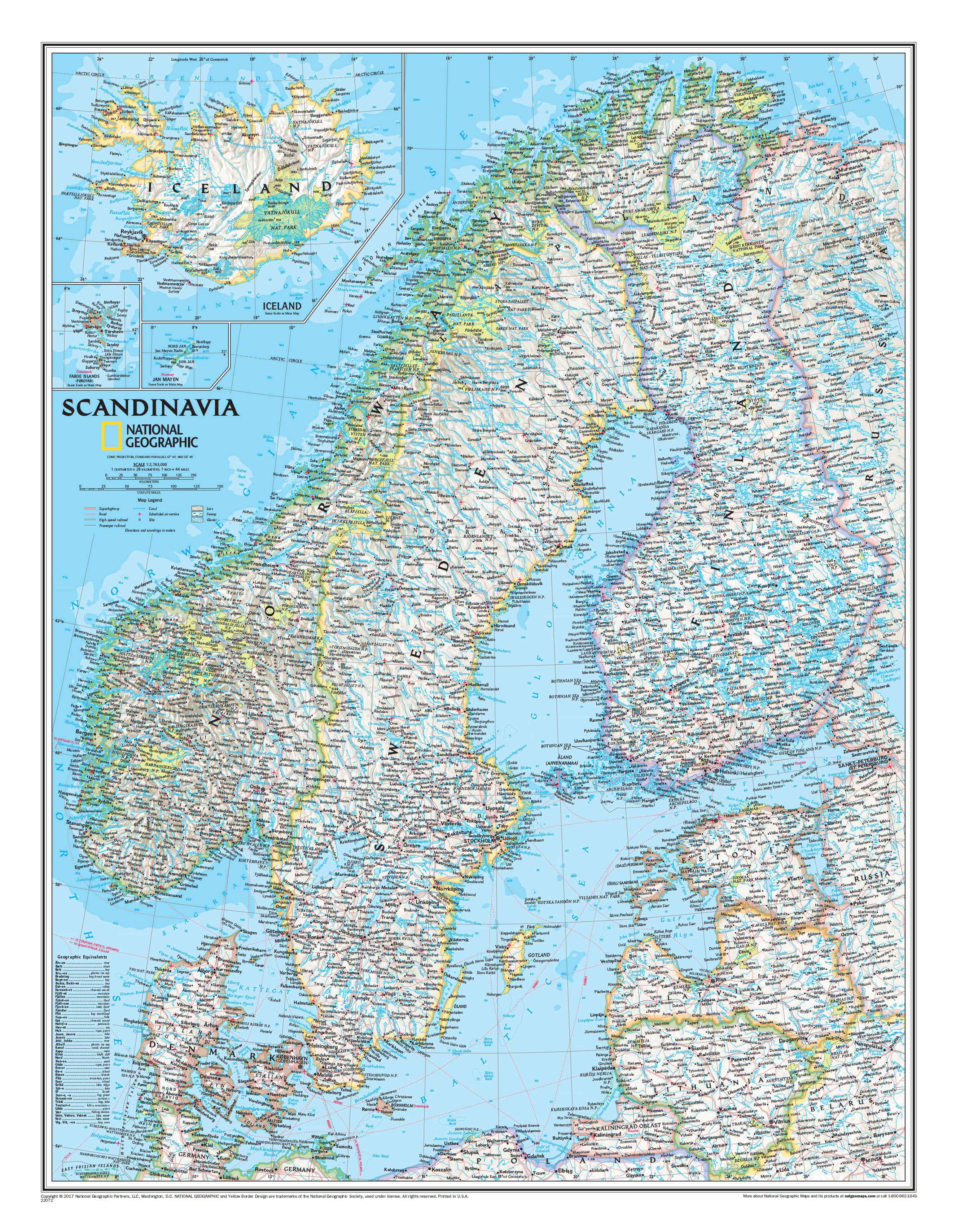 Python Map Scandinavia Scandinavia Wall Map, Buy Wall Map of Scandinavia - Mapworld