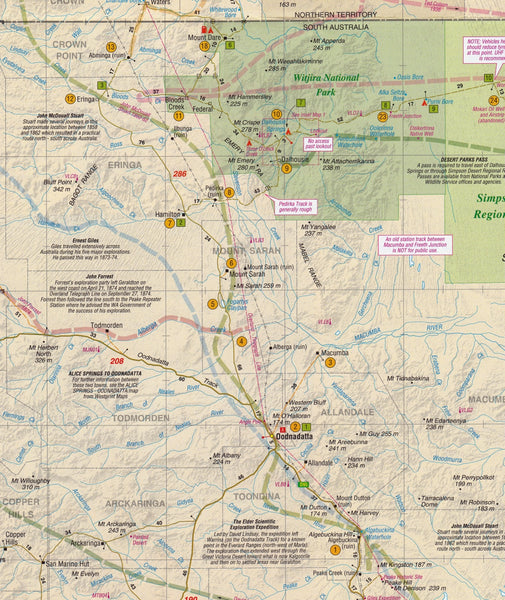 Simpson Desert Map.pdf Simpson Desert Map – Westprint | Mapworld