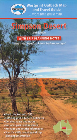Simpson Desert Map Westprint