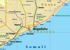Somalia & Djibouti ITMB Map