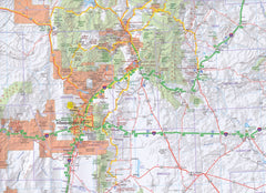 Southwest Hallwag USA Map