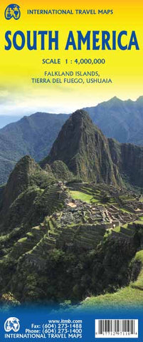 South America ITMB Travel Map