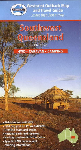 South West Queensland Map Westprint