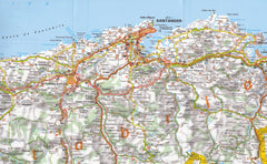 Spain North West - Asturias, Cantabria Michelin Map 572