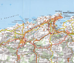 Spain North West - Asturias, Cantabria Michelin Map 572