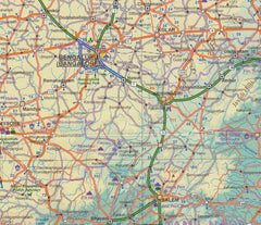 Sri Lanka & South India ITMB Map
