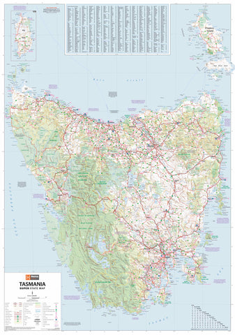Maps of Tasmania - TAS Maps, Map Shop, Fast Free Shipping - Mapworld