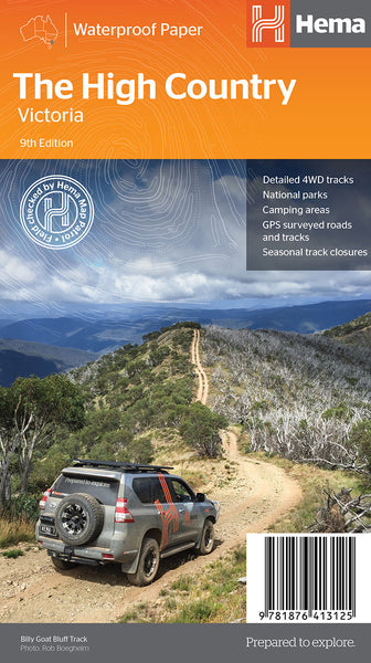 The High Country Victoria Map Hema