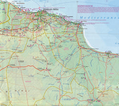 Tunisia & Libya ITMB Map
