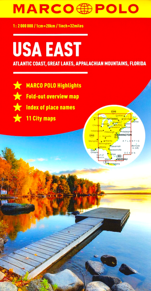 USA East Marco Polo Map — map