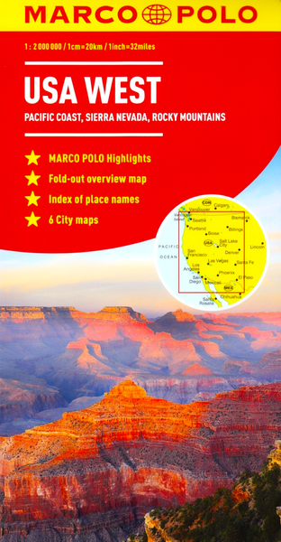 USA West Marco Polo Map