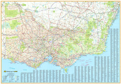 Victoria 370 UBD Map 1000 x 690mm Canvas Wall Map