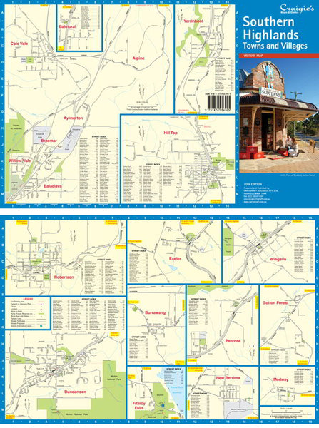 Southern Highlands Towns & Villages Craigies Map