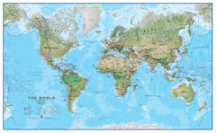 World Maps International Environmental  1395 x 875mm Wall Map