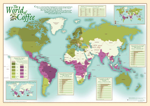 World of Coffee by Oxford Cartographers
