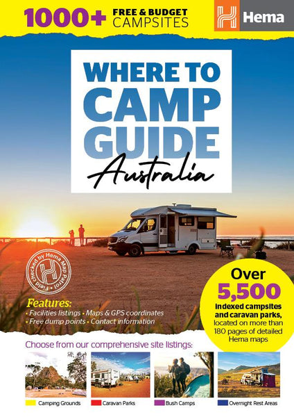 Where to Camp Guide Australia Hema