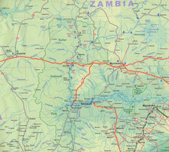 Zambia & Africa Eastern ITMB Map